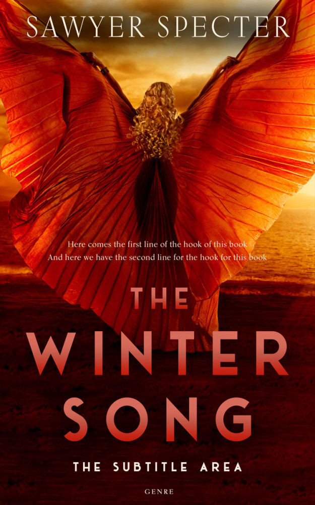 Front view of Hot Cinnamon #9245 - Premade Fantasy Book Cover | BookCoverZone