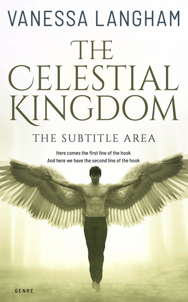 Front view of Hemlock #9247 - Premade Surreal Book Cover