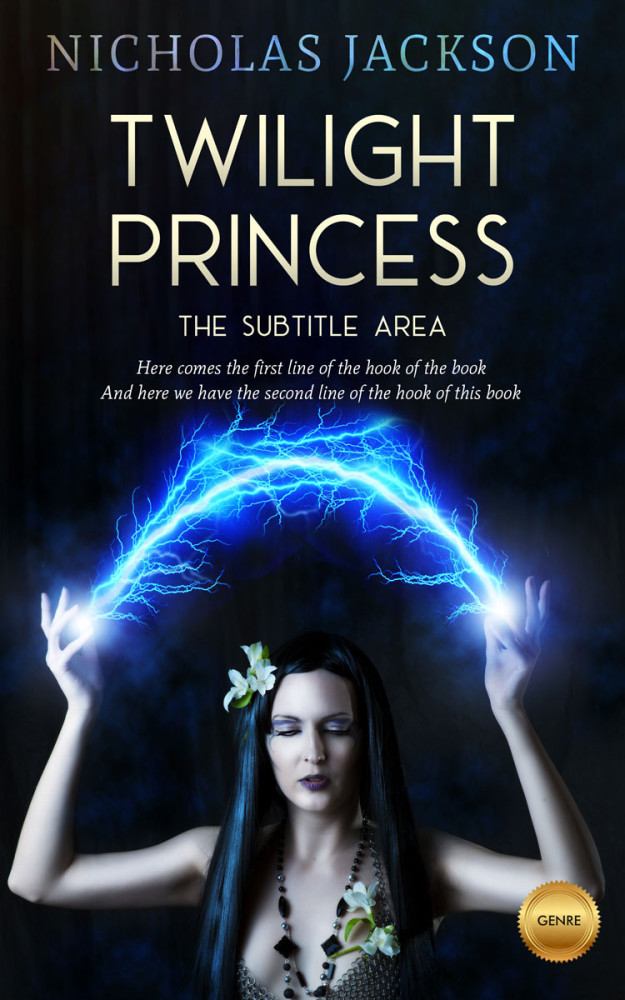 Front view of Vulcan #9252 - Premade Fantasy Book Cover