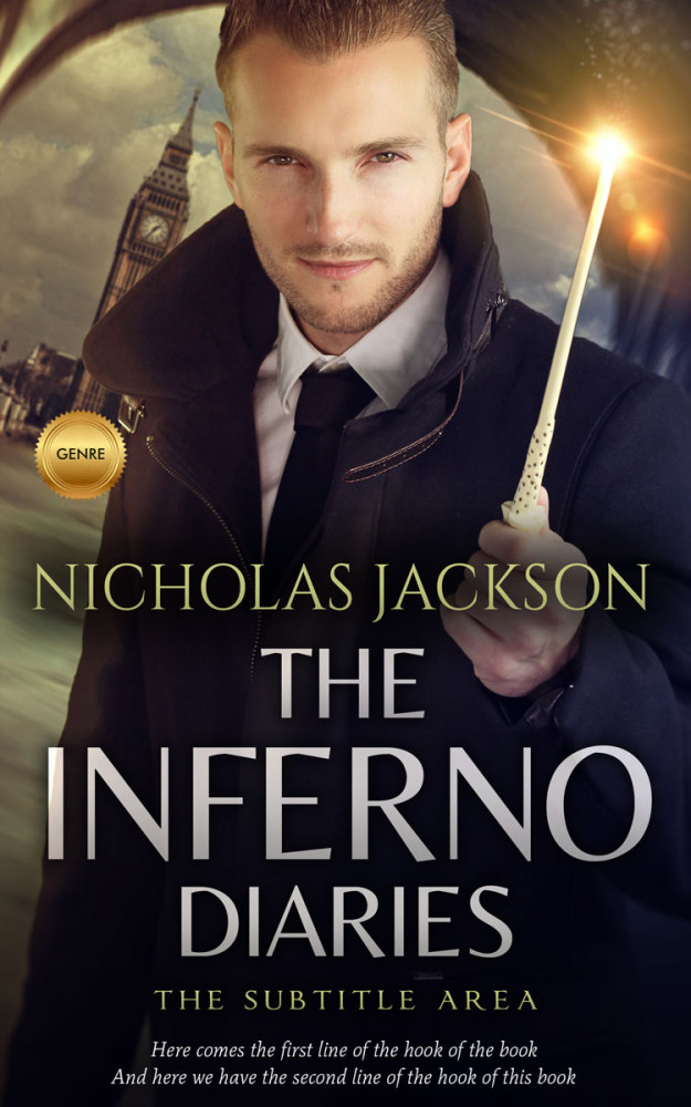 Front view of Mongoose #9259 - Premade Fantasy Book Cover