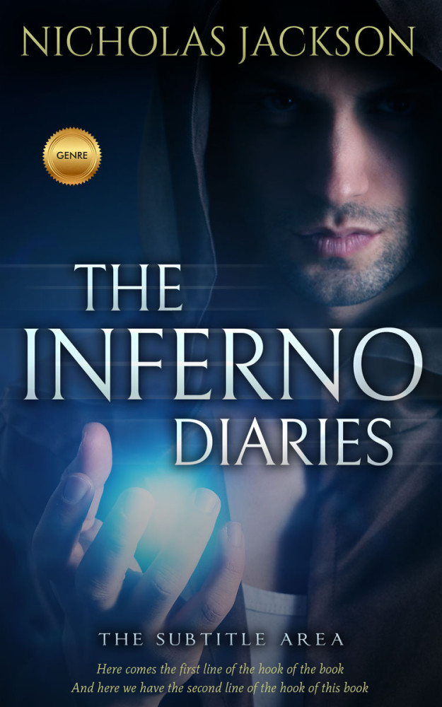 Front view of Big Stone #9260 - Premade Fantasy Book Cover