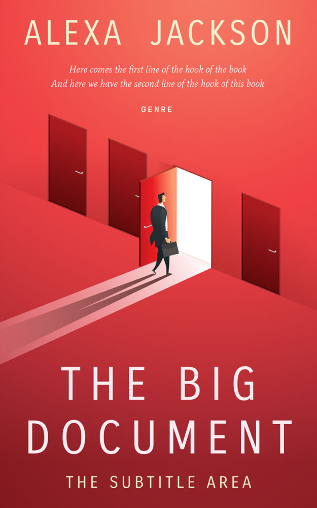 Front view of Flush Mahogany #9276 - Premade Mystery & Thriller & Suspense Book Cover