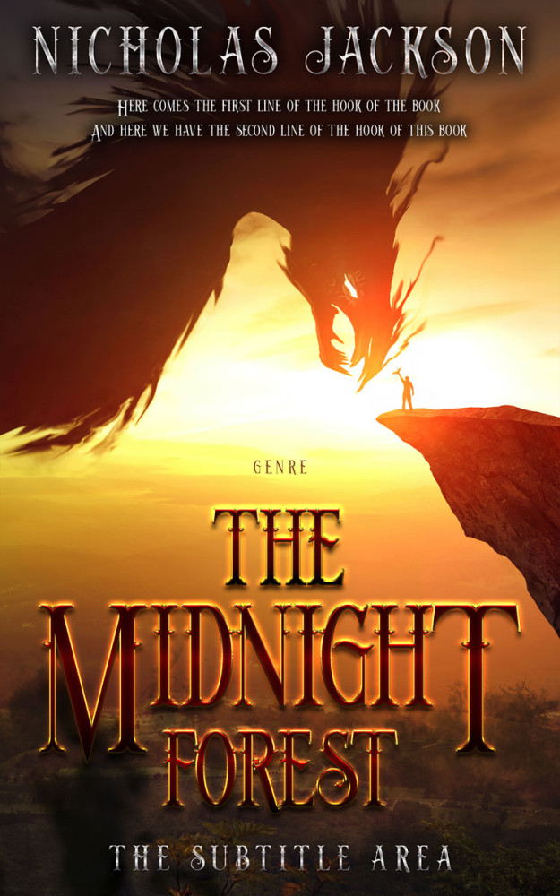 Front view of Porsche #9297 - Premade Fantasy Book Cover