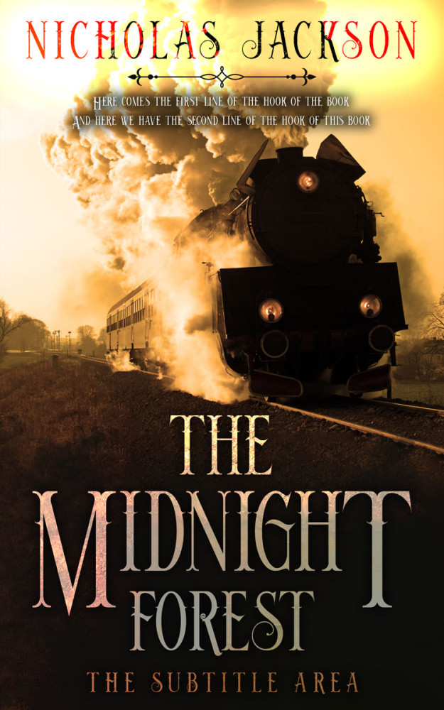 Front view of Eternity #9337 - Premade Historical Book Cover