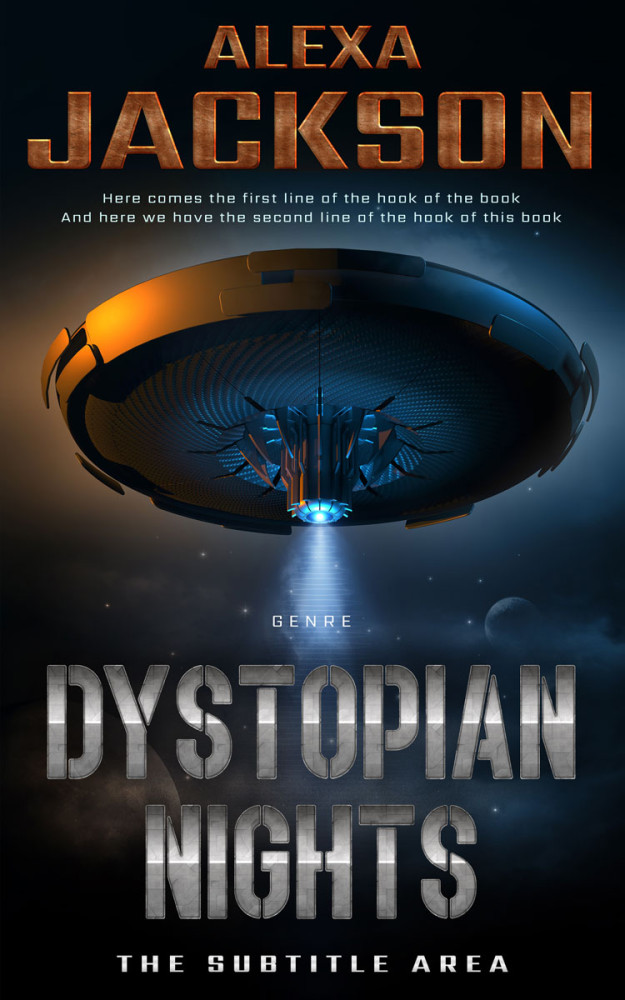 Front view of Shark #9360 - Premade Apocalyptica Book Cover