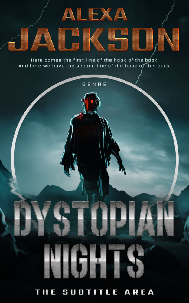 Front view of Bunker #9363 - Premade Science Fiction Book Cover