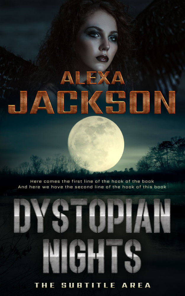 Front view of Bunker #9367 - Premade Horror Book Cover