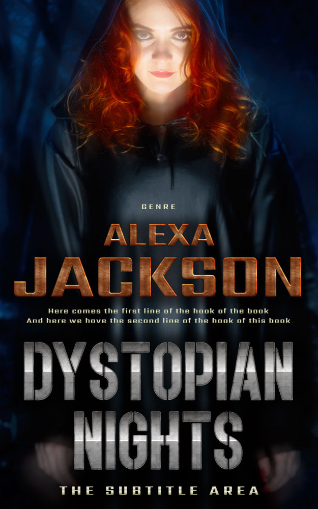 Front view of Bunker #9371 - Premade Fantasy Book Cover