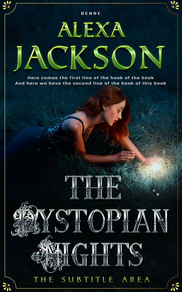 Front view of Aztec #9372 - Premade Fantasy Book Cover | BookCoverZone