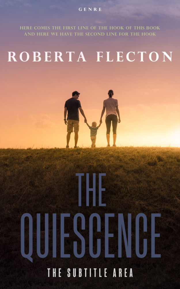 Front view of Gold Sand #9390 - Premade Travel Book Cover