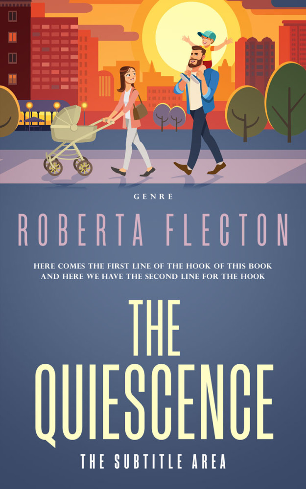 Front view of Blue Bayoux #9392 - Premade Family & Parenting Book Cover