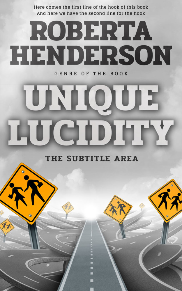 Front view of Gray Nickel #9421 - Premade Self-Improvement & Self-Help Book Cover