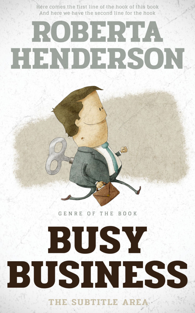 Front view of Cararra #9431 - Premade Business Book Cover