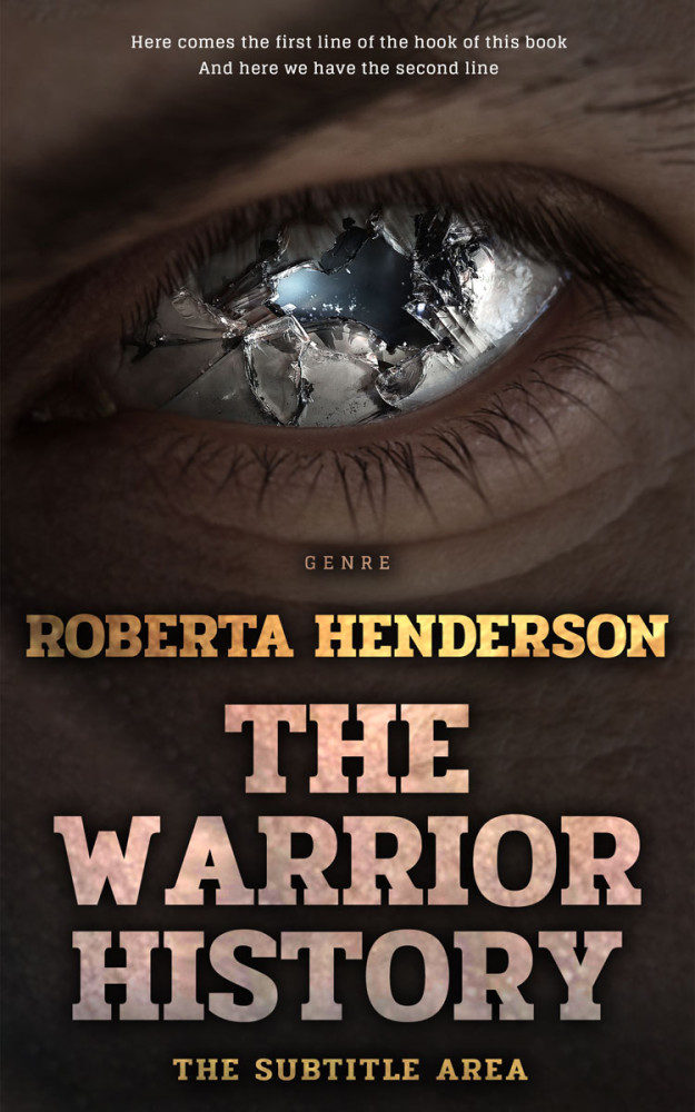 Front view of Cocoa Brown #9456 - Premade Surreal Book Cover | BookCoverZone