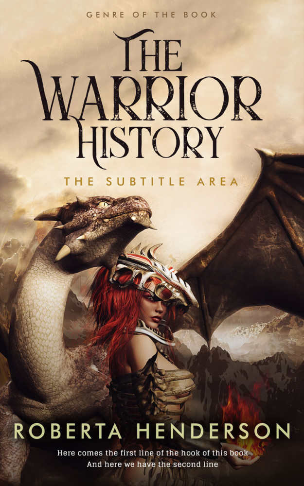 Front view of Gondola #9462 - Premade Fantasy Book Cover