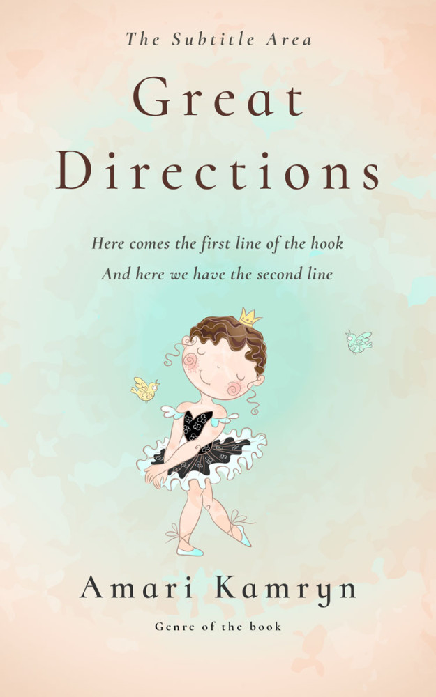 Front view of Periglacial Blue #9501 - Premade Romance Book Cover