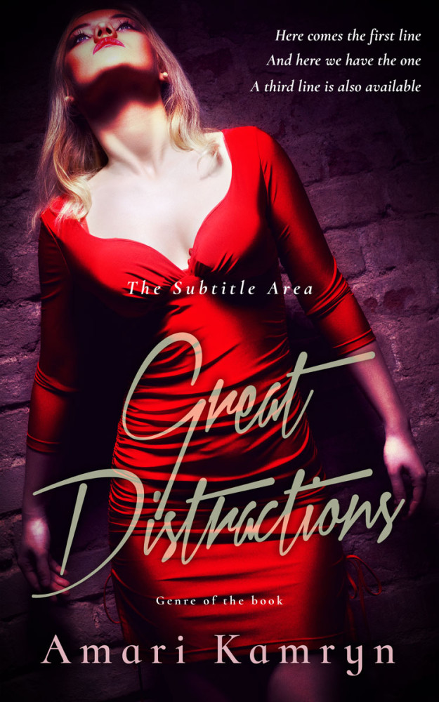 Front view of Chestnut Rose #9522 - Premade Erotica Book Cover