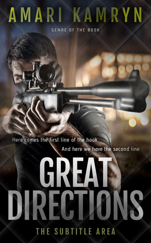 Front view of Dune #9543 - Premade Mystery & Thriller & Suspense Book Cover