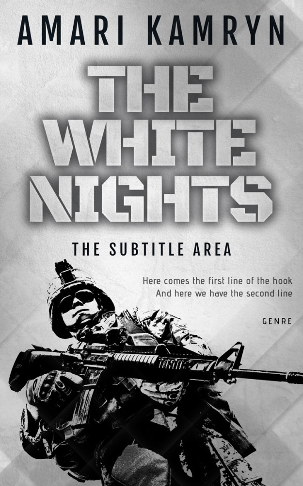 Front view of Silver #9551 - Premade Mystery & Thriller & Suspense Book Cover