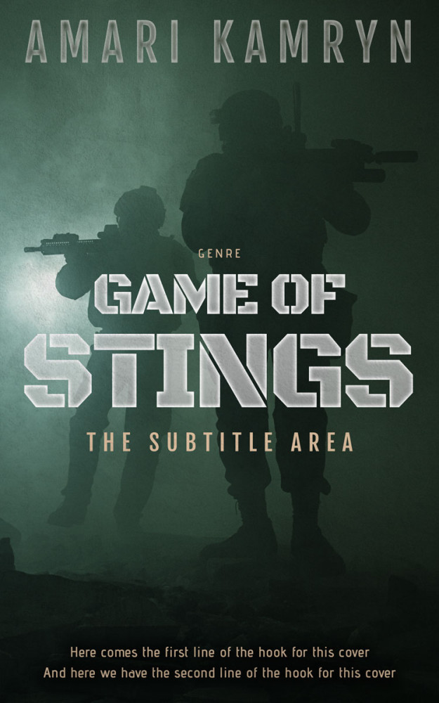 Front view of Heavy Metal #9560 - Premade Mystery & Thriller & Suspense Book Cover