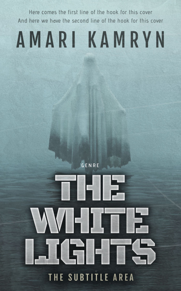 Front view of Cascade #9571 - Premade Horror Book Cover