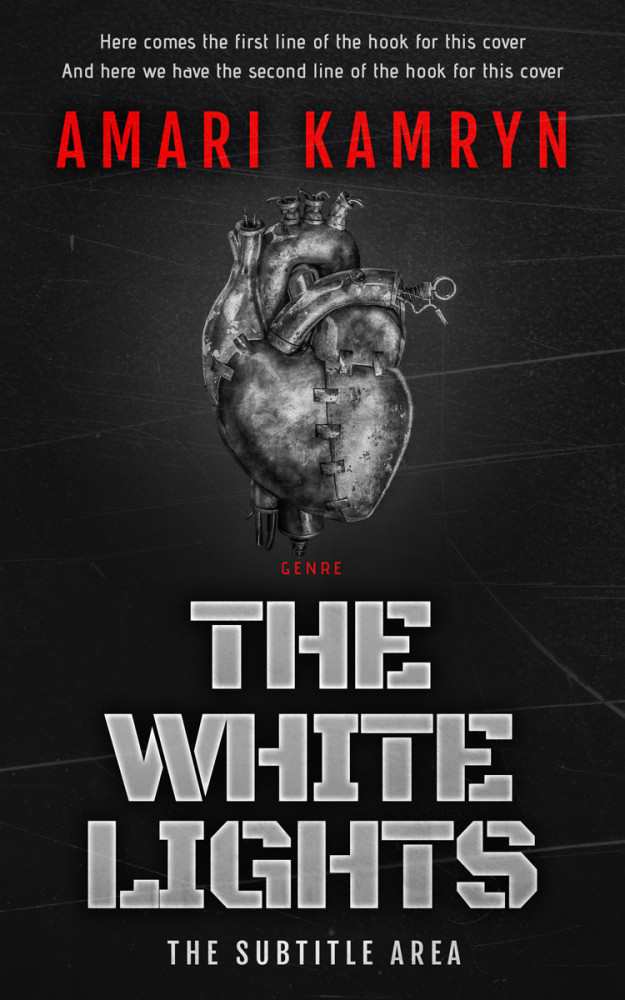 Front view of Cod Gray #9575 - Premade Fantasy Book Cover | BookCoverZone