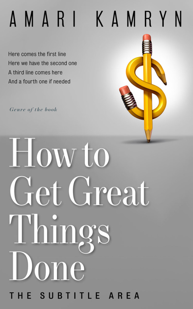 Front view of Silver Chalice #9580 - Premade Business Book Cover