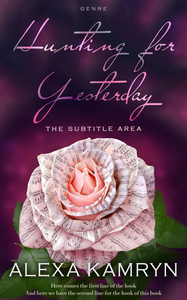 Front view of Blossom #9635 - Premade Romance Book Cover