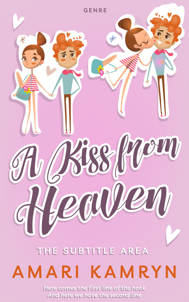 Front view of Melanie #9638 - Premade Romance Book Cover