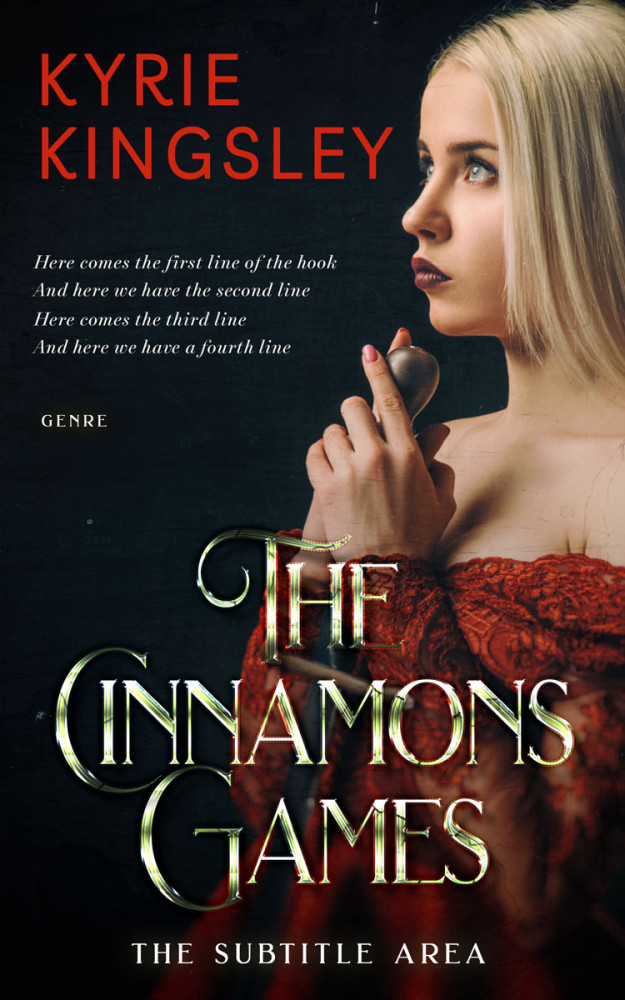 Front view of Brandy Rose #9695 - Premade Fantasy Book Cover | BookCoverZone