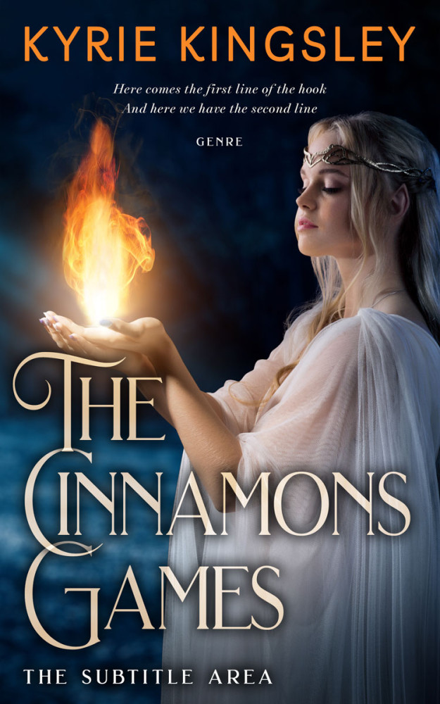 Front view of Sorrell Brown #9700 - Premade Fantasy Book Cover