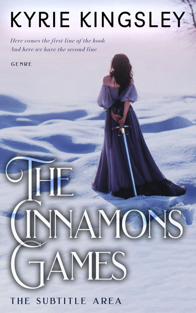 Front view of Mischka #9701 - Premade Fantasy Book Cover