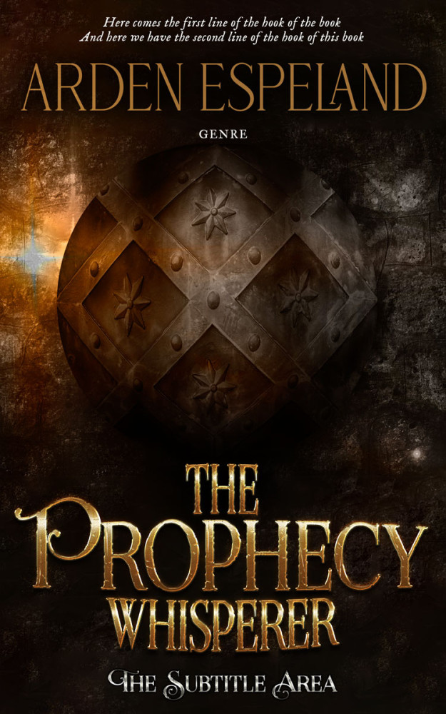 Front view of Crowshead #9712 - Premade Historical Book Cover