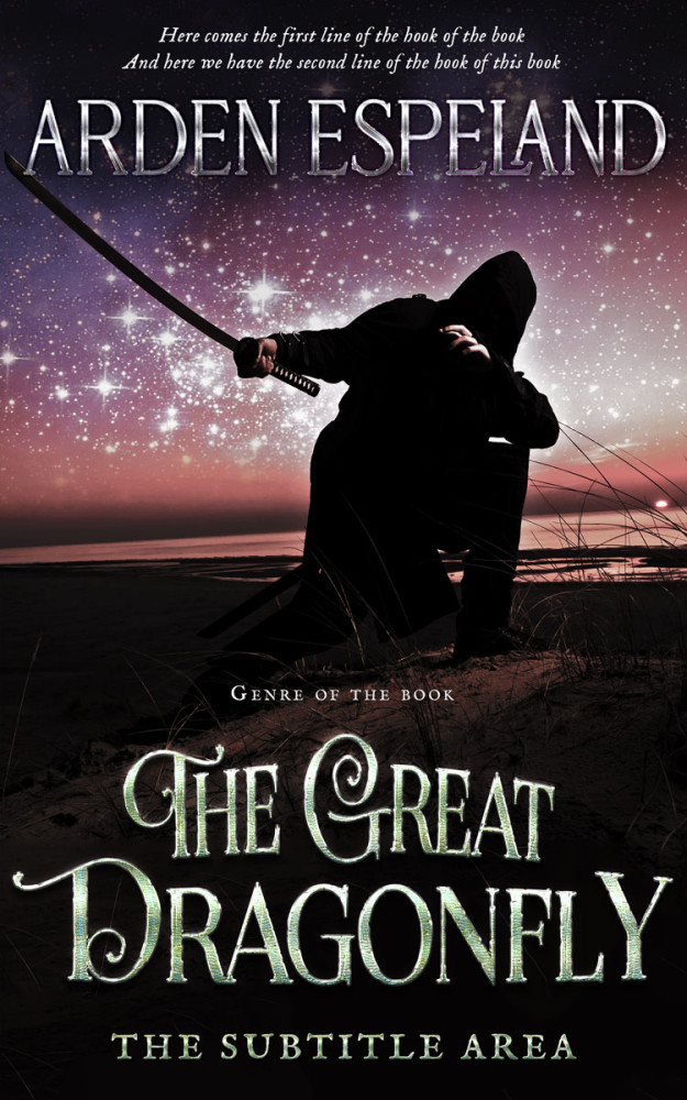 Front view of Thatch #9721 - Premade Fantasy Book Cover