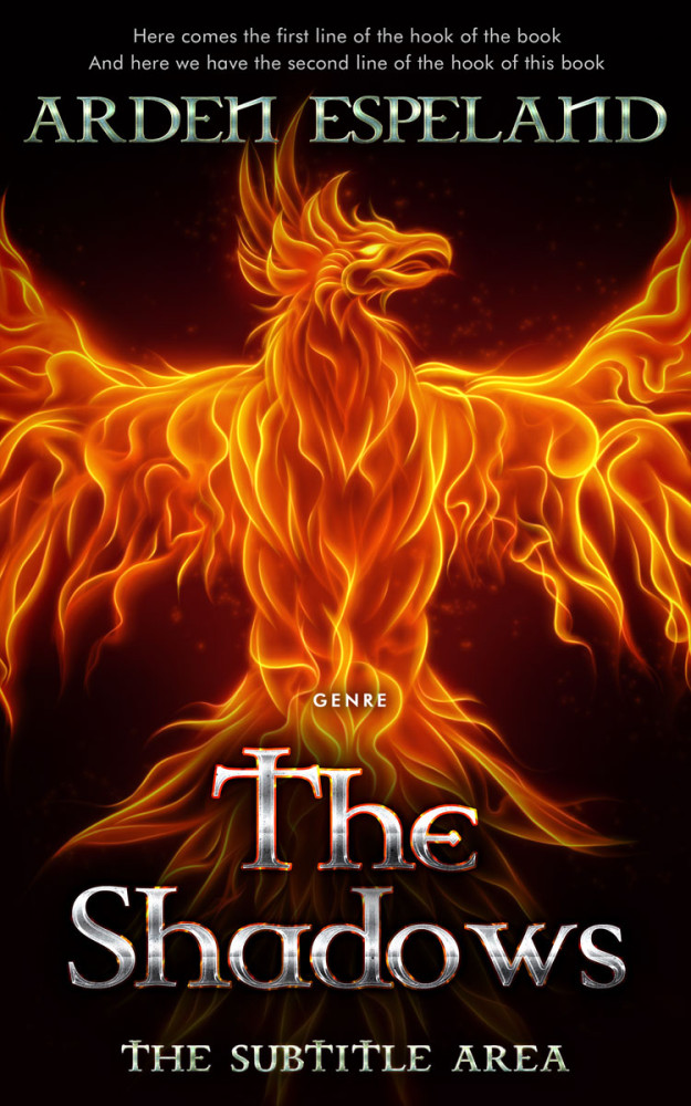 Front view of Wood Bark #9739 - Premade Fantasy Book Cover