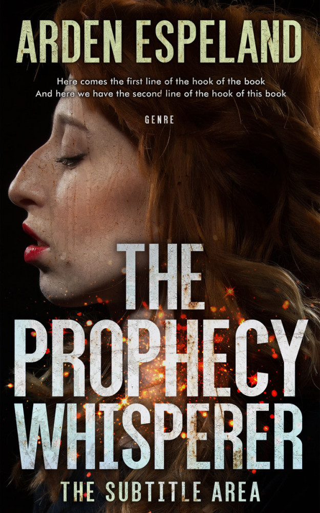 Front view of Ash #9762 - Premade Erotica Book Cover