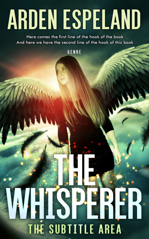 Front view of Akaroa #9765 - Premade Fantasy Book Cover