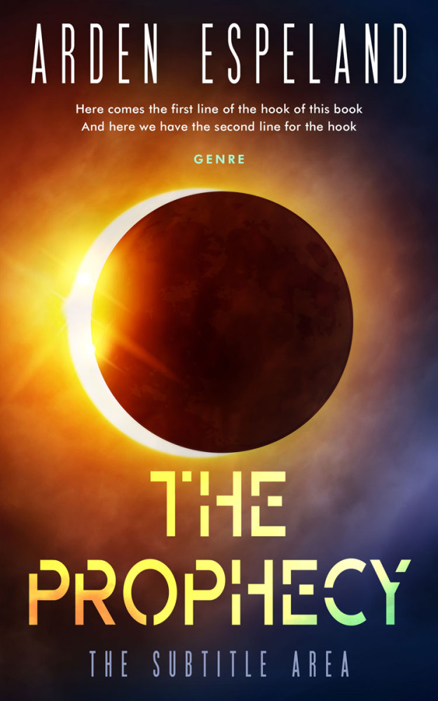 Front view of Anzac #9786 - Premade Science Fiction Book Cover