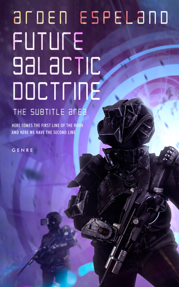 Front view of Revolver #9798 - Premade Science Fiction Book Cover