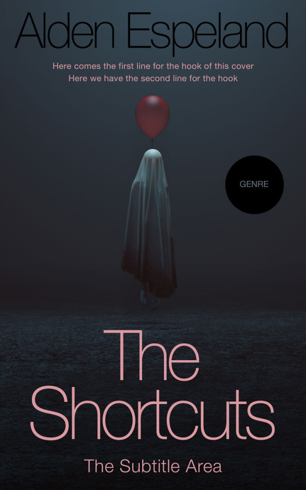 Front view of Shark #9866 - Premade Horror Book Cover