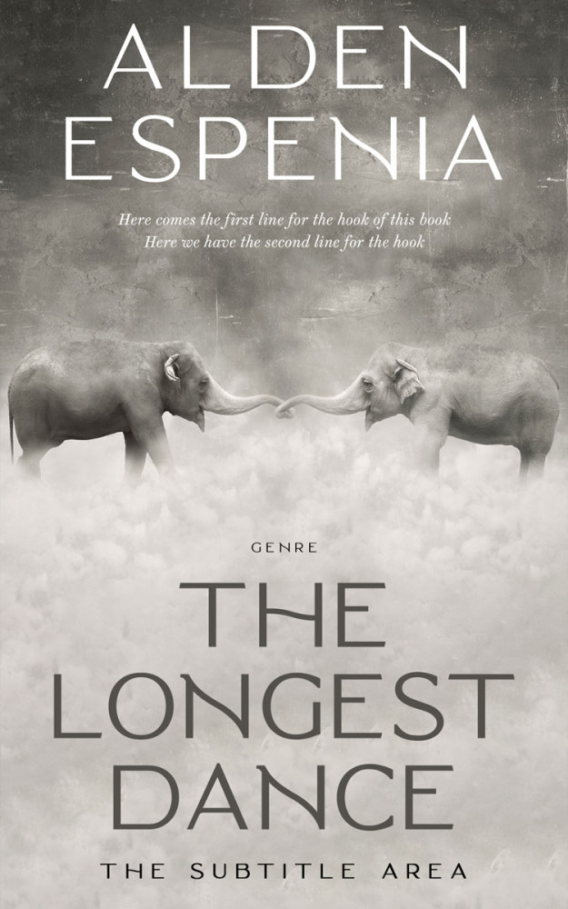 Front view of Cloud #9871 - Premade Fantasy Book Cover