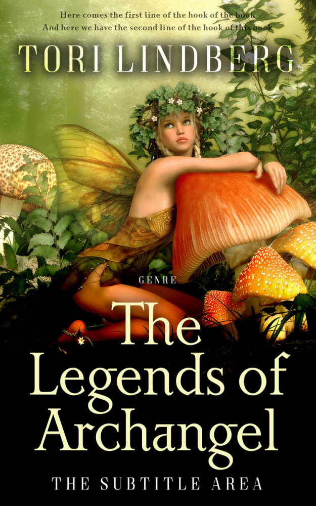 Front view of Harvest Gold #9903 - Premade Fantasy Book Cover