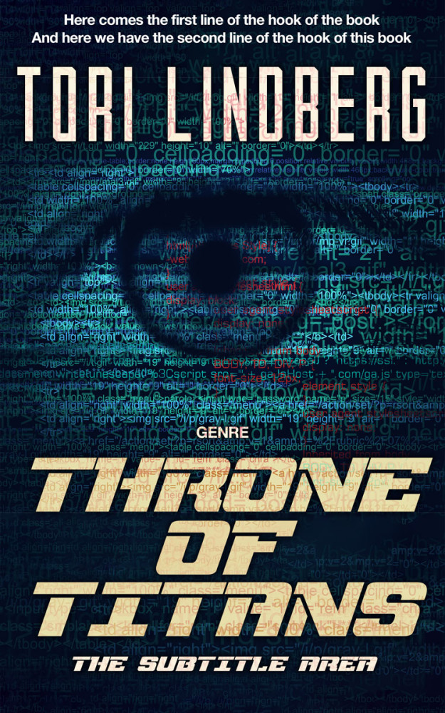 Front view of Hampton #9905 - Premade Mystery & Thriller & Suspense Book Cover