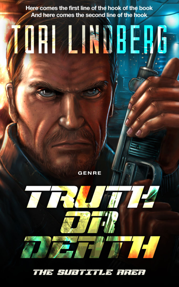 Front view of Brandy #9914 - Premade Science Fiction Book Cover