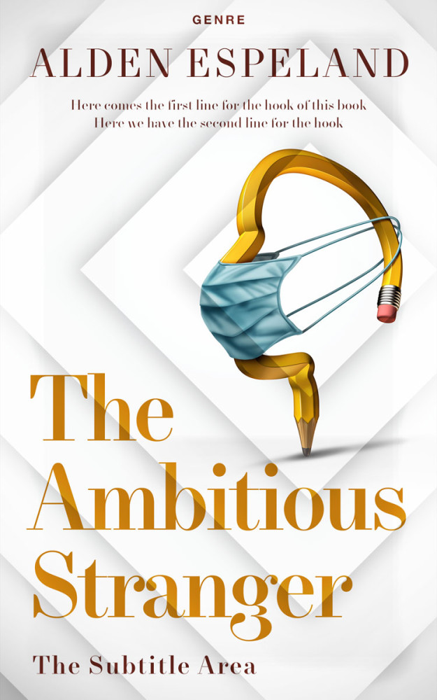 Front view of Desert Storm #9951 - Premade Health & Mind & Body Book Cover