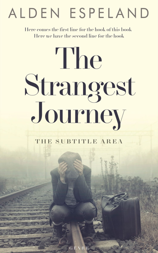 Front view of Abbey #9963 - Premade Abstract Book Cover | BookCoverZone