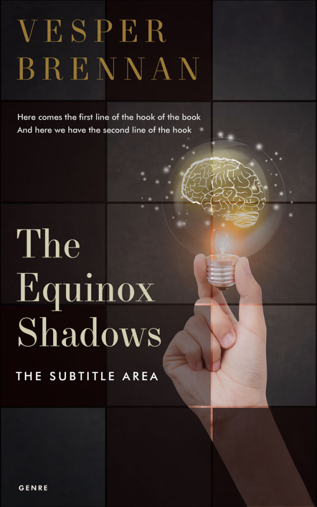 Front view of Cocoa Brown #9976 - Premade Business Book Cover