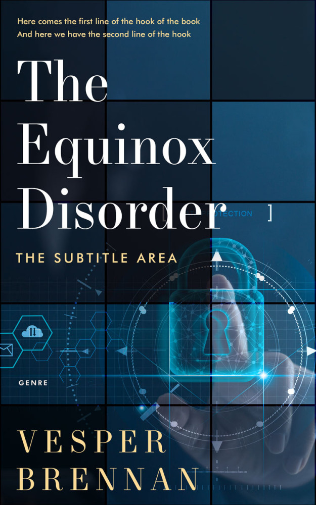 Front view of Firefly #9985 - Premade Business Book Cover