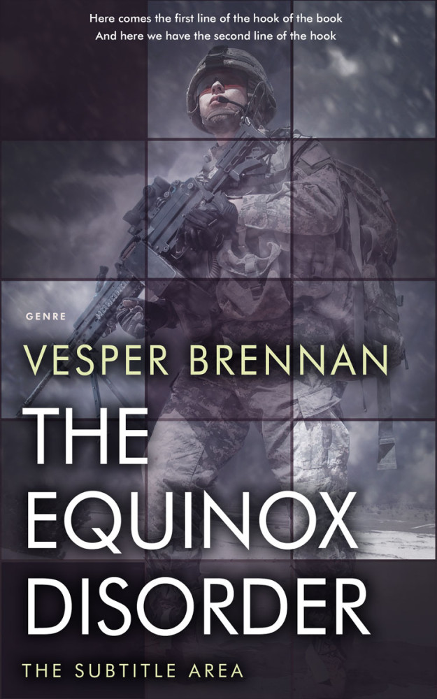 Front view of Ship Gray #9994 - Premade Apocalyptica Book Cover