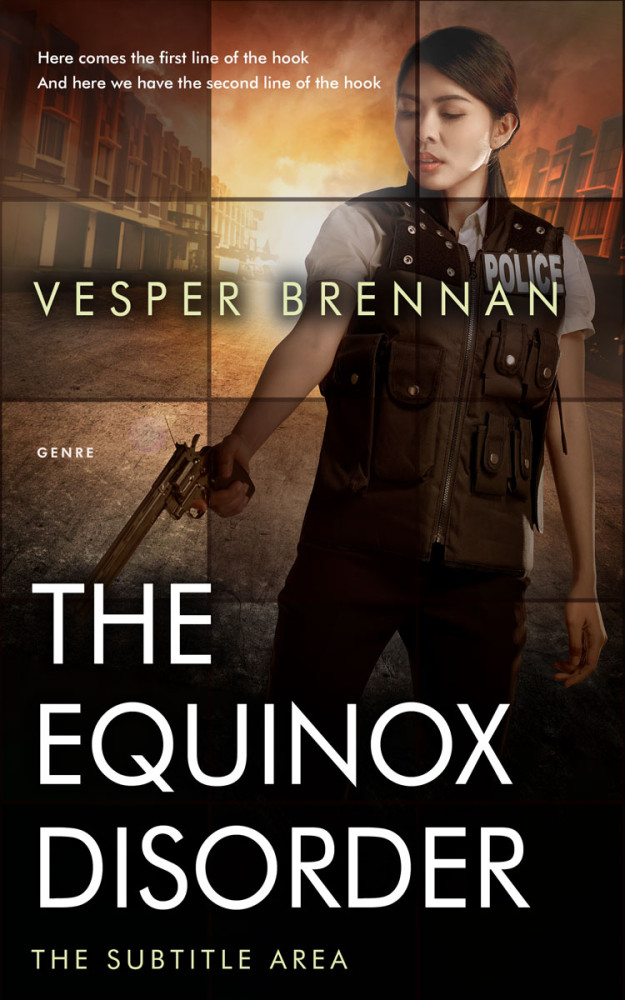 Front view of Night Rider #9998 - Premade Mystery & Thriller & Suspense Book Cover